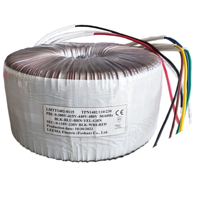 Reliable Customized All Copper Winding Isolation Toroidal Power Transformer Single Phase for Elevator Control Systems
