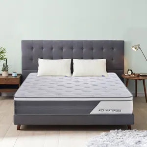 AIDI Factory direct selling cooling gel-infused memory foam pocket spring mattress for hotel project Matras Saltea Godoro