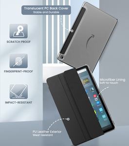 MoKo Ultra Slim PU Funda de cuero Frosted Hard Back Shell Magnetic Tablet Case para <span class=keywords><strong>Amazon</strong></span> Kindle Fire MAX 11 2023 Trifold Cover - Product Image 3