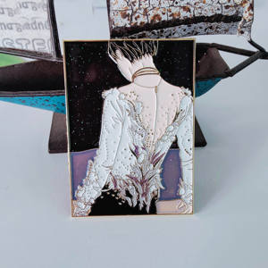 Изготовление на заказ металлических значков и брошей K-pop из эмали (железо, цинковый сплав), литье под давлением, вырезанные по контуру, с логотипом, мягкая и твердая эмаль, 2 штуки - Product Image 5