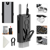 Nouveau Kit de nettoyage multifonctionnel 8 en 1 Outils de nettoyage d'écran de tablette d'appareil photo Support de téléphone Stylo pour écouteurs pour Airpod Pro 3 2 1