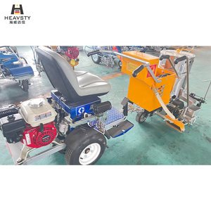 Macchina per Segnaletica Stradale Termoplastica a Strisce Zebrate HEAVSTY HW860, Tipo Cavalcabile con Propulsione Assistita - Product Image 4