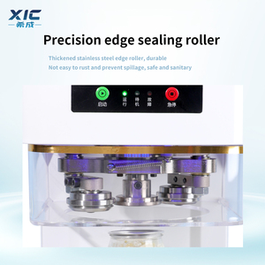 Tự động không quay có thể niêm phong máy cho chai nhựa nước giải khát có thể niêm phong điền nắp nhôm Thùng niêm phong máy - Product Image 4