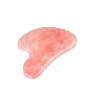 Strumento <span class=keywords><strong>Gua</strong></span> <span class=keywords><strong>Sha</strong></span> in Quarzo Rosa Naturale, Tavoletta per <span class=keywords><strong>Massaggio</strong></span> <span class=keywords><strong>Facciale</strong></span> Anti-Età e Luminosità della Pelle, Lifting Viso - Product Image 2