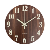 Reloj de Pared Analógico de Cuarzo Rústico Decorativo, Diseño Art Deco Silencioso para Sala de Estar