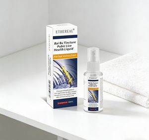 ETHEREAL Bai <span class=keywords><strong>Bu</strong></span> Tincture Líquido para la Salud y Control de Piojos Púbicos, Tamaño de Viaje 60ml, Extracción Herbal para Uso Externo, Hecho en China, Material de Papel - Product Image 3