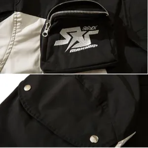 Chaqueta Varsity Informal Extra Grande con Bolsillos Utilitarios para <span class=keywords><strong>Hombre</strong></span> LAYENNE, <span class=keywords><strong>Ropa</strong></span> <span class=keywords><strong>de</strong></span> Moda, Chaqueta Cargo - Product Image 4