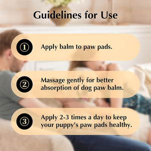 Baume pour pattes entièrement naturel avec logo personnalisé pour chiens et chats, hydratant et apaisant pour les pattes, les nez et les coudes secs et gercés, baume pour les coussinets des pattes <span class=keywords><strong>de</strong></span> chien - Product Image 6