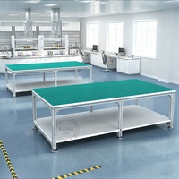 Table de travail d'atelier de maintenance personnalisée Weizhi, table de travail en métal antistatique