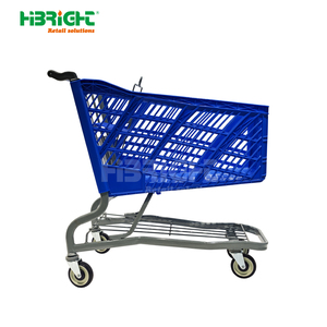Carrito de Compras de Plástico de Alta Capacidad con Logotipo Personalizado, Movilidad Suave, Premium para Supermercado - Product Image 2