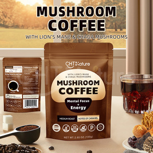 CHTNature Bolsas de etiqueta privada Mezcla de hongos orgánicos en polvo 6 en 1 Café instantáneo de hongos - Product Image 6