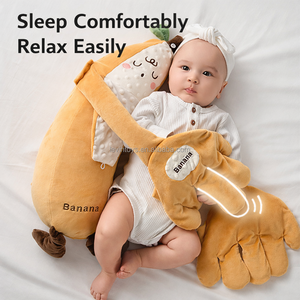 Oso de Peluche Calmante para Bebés, Diseño de Princesa, Material de Felpa Súper Suave, Anti-Sobresalto, Piernas que se Apretan, para Acurrucar y Aliviar el Estrés, Lavable - Product Image 1