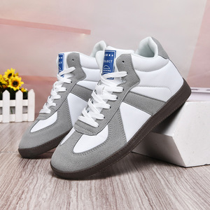 2026 vintage casual sports shoes with fashionable color combination design, suede double leather customized upper - Product Image 5