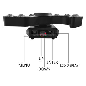 New 250W DMX512 kiểm soát sân khấu Led RGBW Đèn laser cho các bên KTV & Câu lạc bộ nhỏ Lắc ABS cơ thể - Product Image 3