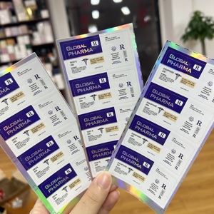 Sacchetto in Mylar con Chiusura a Zip in Alluminio, Etichetta Olografica per Pillole e Compresse, Busta per Imballaggio - Product Image 2