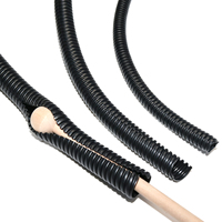 Gaine de protection flexible pour faisceau de câbles automobile, tube corrugué fendu pour câblage de voiture