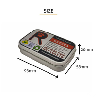 Boîte d'emballage personnalisée en étain de qualité alimentaire pour bonbons, chocolat, grains de café, chewing-gum, lait, avec logo en relief et impression sur surface incurvée