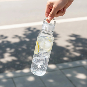 670ml Tritan BPA-free nhựa trong suốt thể thao chai nước di động cup xử lý cho phòng tập thể dục ngoài trời nước sôi drinkware - Product Image 1