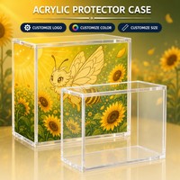 Étui de protection en acrylique de haute qualité résistant à l'humidité, vitrine professionnelle pour l'affichage de trophées