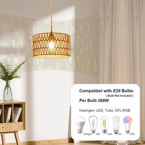 Bobai Vente en gros de lampes suspendues tissées <span class=keywords><strong>Lampe</strong></span> <span class=keywords><strong>suspendue</strong></span> en rotin Lampes suspendues à brancher sur cordon Luminaire suspendu à brancher sur une <span class=keywords><strong>prise</strong></span> <span class=keywords><strong>murale</strong></span> - Product Image 5