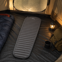 Matelas de camping auto-gonflant en mousse TPU portable, forme momie, pour 1-2 personnes, idéal pour la randonnée et l'escalade