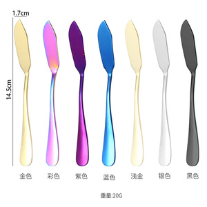 มีดเนยสแตนเลส 410 จากโรงงานโดยตรง ขนาด 6-7.9 นิ้ว ทนทาน สีพื้น ใช้สำหรับตัดขนมปัง ครีม แยม สำหรับใช้ในครัว - Product Image 3