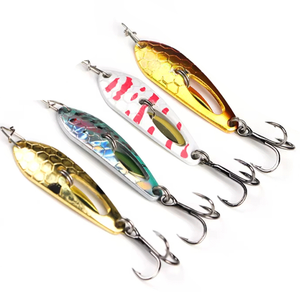 Leurre de pêche imprimé en acier, appât artificiel dur <span class=keywords><strong>pas</strong></span> <span class=keywords><strong>cher</strong></span>, cuillère de pêche en eau salée pour le bar/la <span class=keywords><strong>truite</strong></span> - Product Image 2