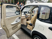 Moto électrique chinoise ELION A5 avec cabine, tricycle à passagers, scooter à trois roues