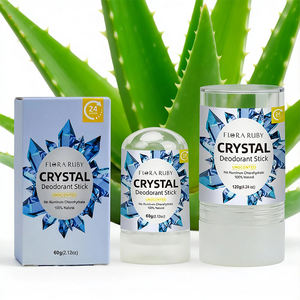 Desodorante en Barra Sin Aluminio Flora Ruby, Desodorante Natural de Larga Duración 24H para Hombres y Mujeres - Product Image 1