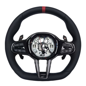 พวงมาลัยหนังแท้รุ่นยอดนิยมสำหรับรถยนต์ BMW G Series M3 G20 G30 G80 M4 G82 M5 CS - Product Image 1