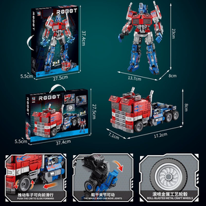 Bloques <span class=keywords><strong>de</strong></span> Construcción <span class=keywords><strong>de</strong></span> Capitán Autobotes, 1 Pieza, Ladrillos <span class=keywords><strong>de</strong></span> Plástico ABS, <span class=keywords><strong>Juguete</strong></span> Educativo, Regalo <span class=keywords><strong>de</strong></span> Navidad, Transformable - Product Image 4
