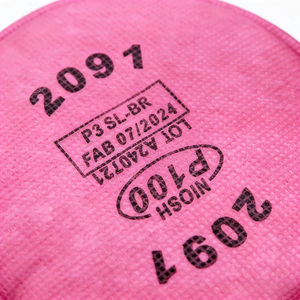 Filtro de algodón universal con montaje tipo bayoneta - Fácil de cambiar para respiradores de media cara - Product Image 2