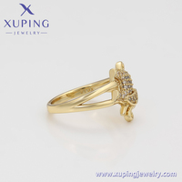 X001045918 Bijoux Xuping 14K Plaqué or Animal Éléphant Mignon Cuivre Main Anneaux