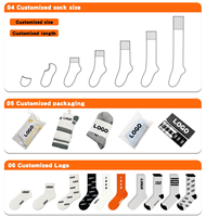 Maßgefertigte Pilates-Posen-Jacquard-Pilates-Grip-Socken für Damen, Atmungsaktive Doppelbündchen-Rutschfeste Studio-Socken