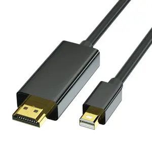Cavo adattatore convertitore da mini DisplayPort a HDTV placcato oro da 1.8M cavo convertitore da maschio a maschio 4K per Apple Mac Macbook
