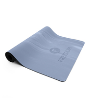 Tapis de yoga en gros, écologique, antidérapant, avec amorti, pour studio, tapis de yoga en caoutchouc PU, tapis de yoga de voyage