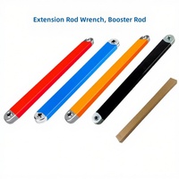 Jeu de clés à cliquet OEM en acier au carbone, réglables, à double extrémité, avec adaptateurs 1/4 ", 3/8 ", 1/2 ", revêtement poudré, pour l'automobile