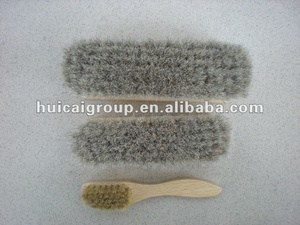 Brosse de nettoyage de chaussures en gros d'usine <span class=keywords><strong>manche</strong></span> en bois <span class=keywords><strong>avec</strong></span> cheval cochon PP dépoussiérage brosse de qualité supérieure - Product Image 5