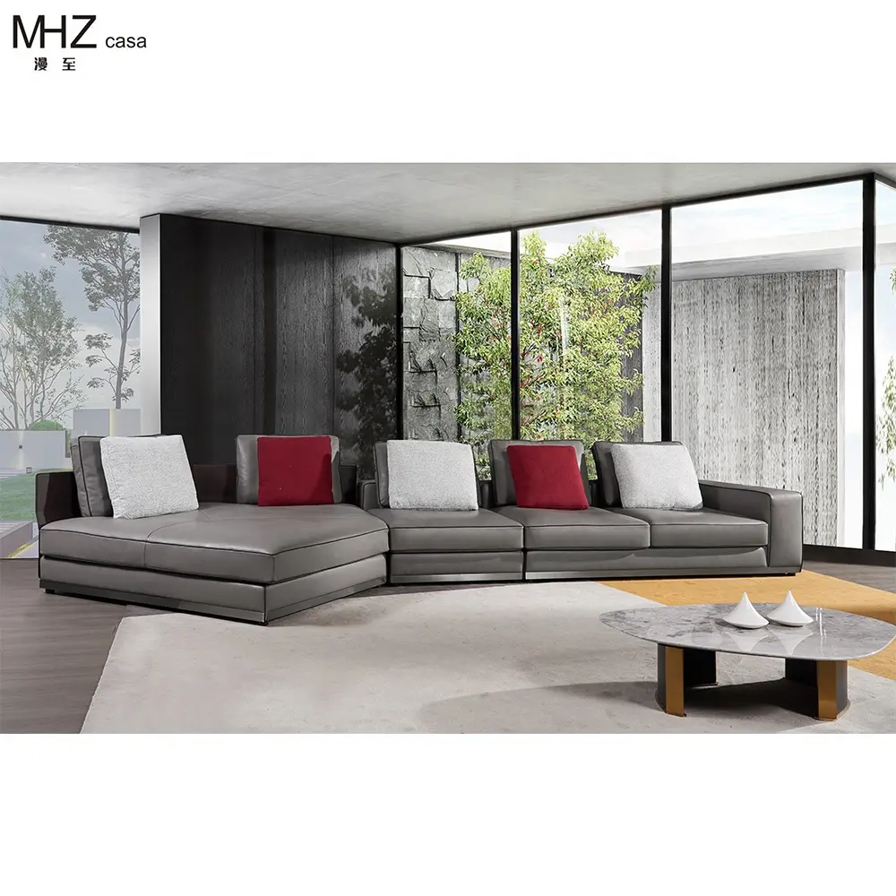MHZ casa Nordic Fabric Sofa,Living Room,Integrated Atmosphere Designer Modern Corner Four Three Person Sofa