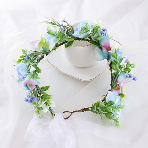 Diadema <span class=keywords><strong>de</strong></span> Flores para Mujer, Corona Floral, Guirnalda para Boda, Accesorios para Fotos <span class=keywords><strong>de</strong></span> Bodas y Festivales, Corona <span class=keywords><strong>de</strong></span> Rosas, Tocado <span class=keywords><strong>de</strong></span> Flores para Boda - Product Image 6