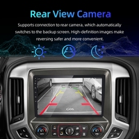 Autoradio Android 10 pouces Rhythm avec caméra de recul, écran tactile HD IPS, radio FM, WiFi pour Chevy Silverado 2014-2018 GMC Sierra