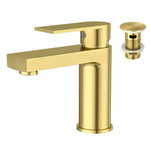 Grifo de lavabo verificado por CUPC CE, grifo de acero inoxidable de un solo orificio <span class=keywords><strong>para</strong></span> baño, mezclador de lavabo - Product Image 5