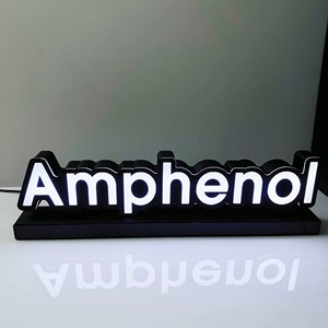 Nhà Máy Tùy Chỉnh Kinh Doanh Cửa Hàng Văn Phòng Tường Ngoài Trời Trang Trí Acrylic LED Ánh Sáng Kim Loại Phía Trước Thắp Sáng Kênh Thư Dấu Hiệu - Product Image 3