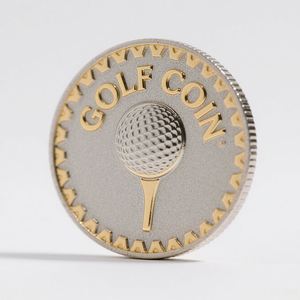 Llaveros de lujo personalizados con fichas para carritos de compra, monedas conmemorativas redondas de golf con logotipos, recuerdos promocionales para pedidos al por mayor - Product Image 3