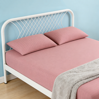 Draps de lit conducteurs en coton argenté à 5 % pour le dropshipping, avec cordon de mise à la terre, housse de matelas pour un sommeil sain