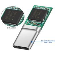 32-Bit 384KHz Typ-C-Anschluss Einkristall-Vibrationsmodul mit ALC5686-Chip Mobiltelefon-Anschluss