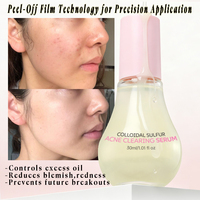 Sérum Clarifiant Quotidien Anti-Imperfections Personnalisé avec Patchs Liquides Anti-Acné au Soufre Colloïdal et à la Corteille pour Peaux à Tendance Acnéique