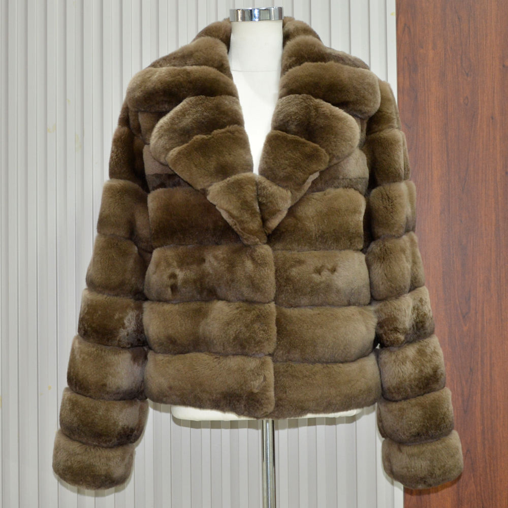 Chinchilla Fur Coat Women Luxury Warmth in One - Main Image