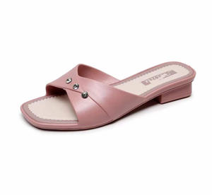 Lazy Man Slippers For <b>Outdoor</b> Wear Stylish Summer Women'S Shoes With Fashionable Trend Versatile Fit And Anti Slip <b>Function</b> - Product Image 3