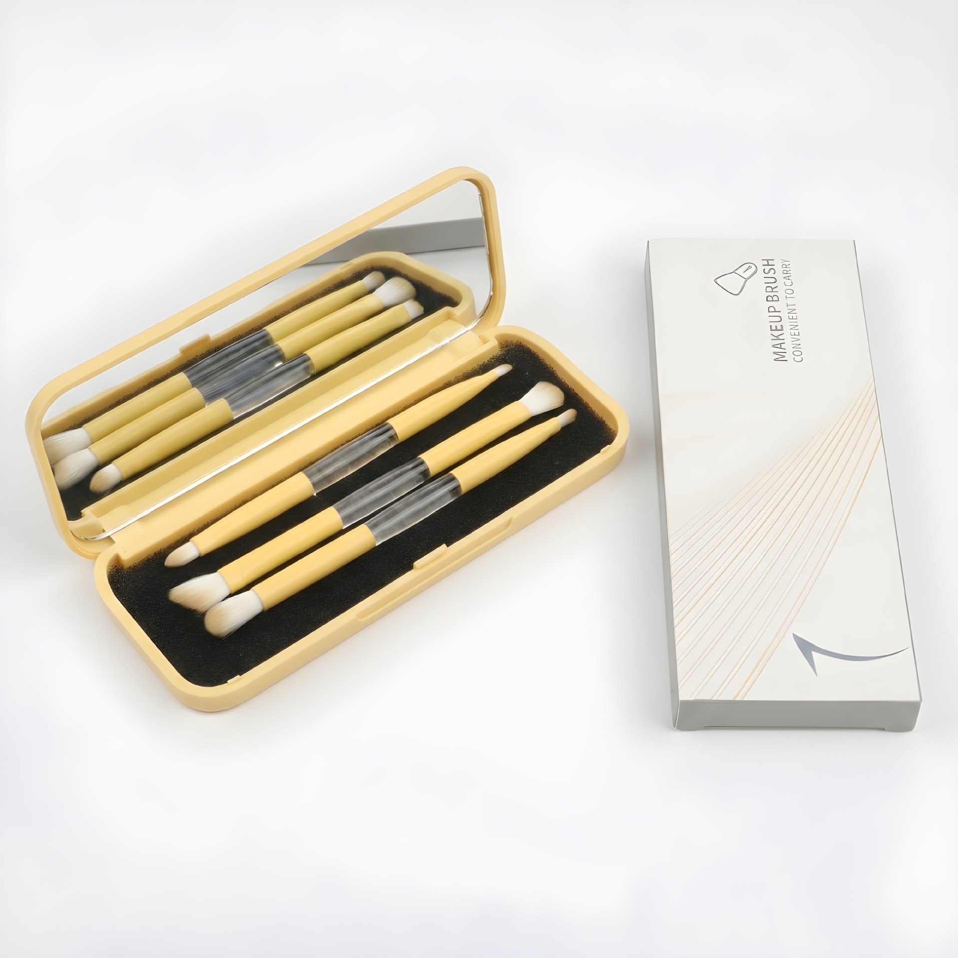 Flip Mirror Box - Lemon Y + Eye Brush + C.Box